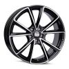Janta aliaj MAM Felgen A5 8x18 5x112 et45 BLACK FRONT POLISH