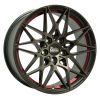Janta aliaj MAM Felgen B2 8x18 5x112 et45 BRONZE RED INSIDE