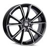 Janta aliaj MAM Felgen A5 8x18 5x112 et35 BLACK FRONT POLISH