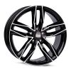Janta aliaj MAM Felgen RS3 8x18 5x112 et30 BLACK FRONT POLISH