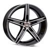 Janta aliaj MAM Felgen OX-18 8.5x19 5x112 et30 BLACK FRONT POLISH