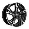 Janta aliaj MAM Felgen RS5 6.5x16 4x108 et20 BLACK FRONT POLISH