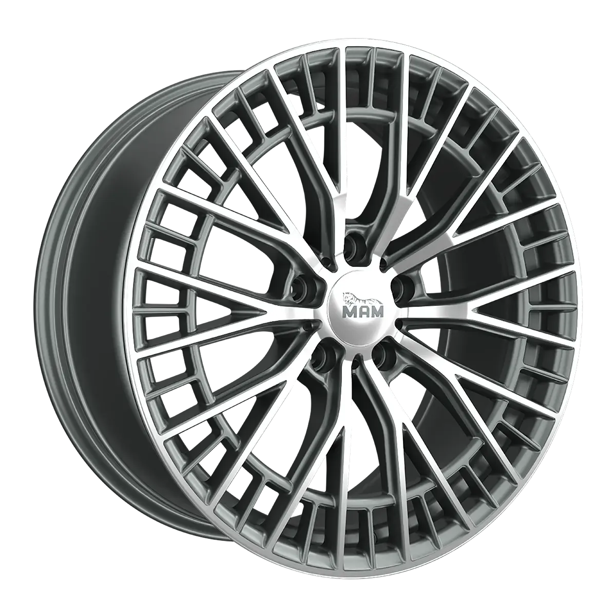 Janta aliaj MAM Felgen GT2 8.5x19 5x114.3 et35 PALLADIUM FRONT POLISH