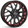 Janta aliaj FLOWTEC VENTI 7.5x17 5x112 et45 black red glossy