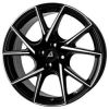 Janta Aliaj Alutec adx01 DIAMANT-SCHWARZ FRONTPOLIERT 7,5x18 5x114,3 et50